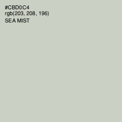 #CBD0C4 - Sea Mist Color Image